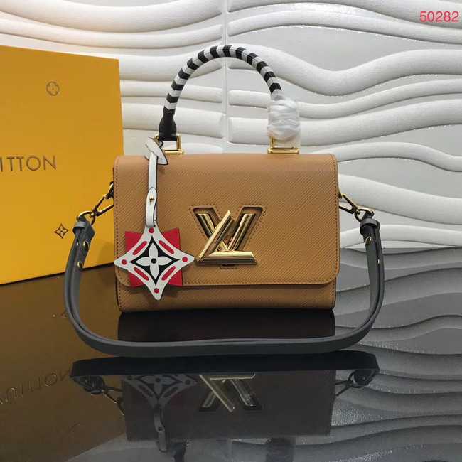 Louis Vuitton Outlet original CRAFTY TWIST tote bag M56780 Caramel