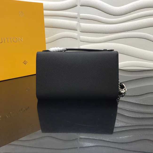 Louis Vuitton Outlet Original Grain calfskin LOCKME CLUTCH M56087 black