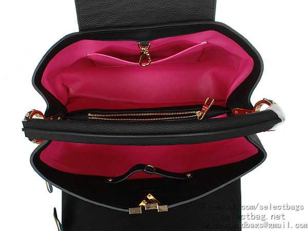 Louis Vuitton Outlet Elegant Capucines Bag MM M48868 Black