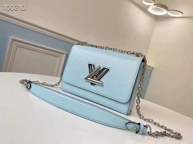 Louis Vuitton Outlet original epi leather TWIST MM M66119 sky blue