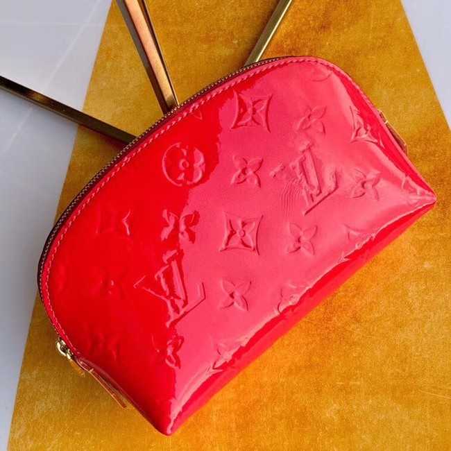 Louis Vuitton Outlet Monogram Vernis Leather COSMETIC POUCH M90172 Watermelon Red