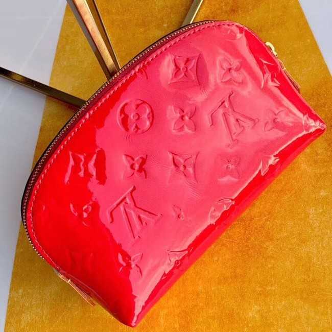 Louis Vuitton Outlet Monogram Vernis Leather COSMETIC POUCH M90172 Watermelon Red