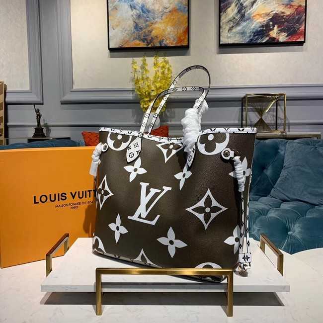 Louis Vuitton Outlet Monogram Canvas Original Leather NEVERFULL MM M44567 Khaki