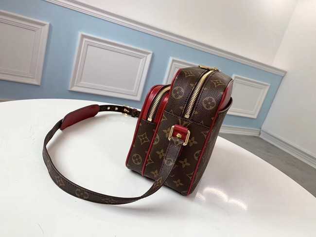 Louis Vuitton Outlet original monogram canvas Shoulder Bag M51478 red