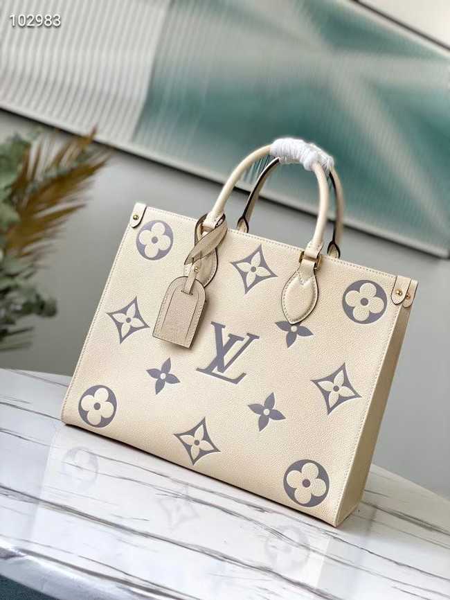 Louis Vuitton Outlet Original Onthego medium tote bag M45495 cream