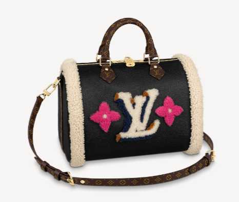 Louis Vuitton Outlet SPEEDY BANDOULIERE 30 M56966 BLACK