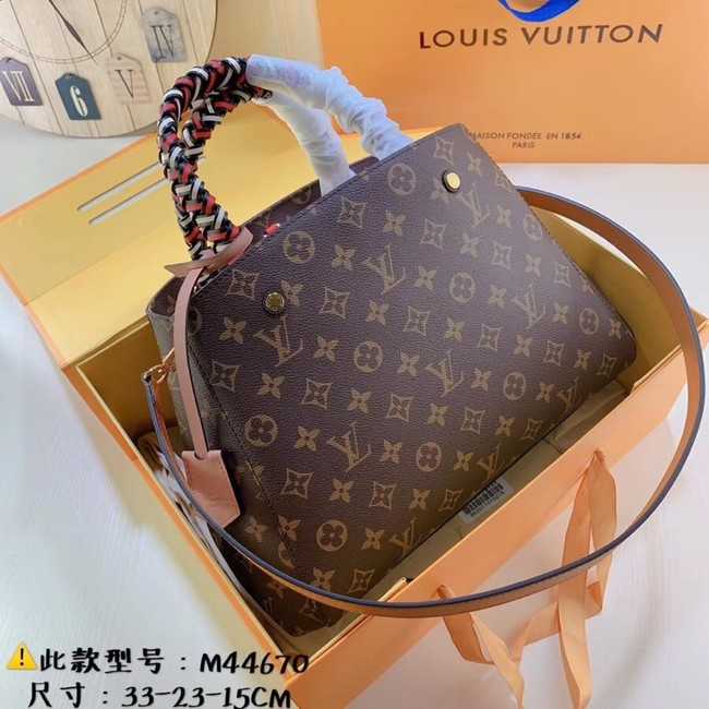 Louis Vuitton Outlet Monogram Canvas Original Leather M44670