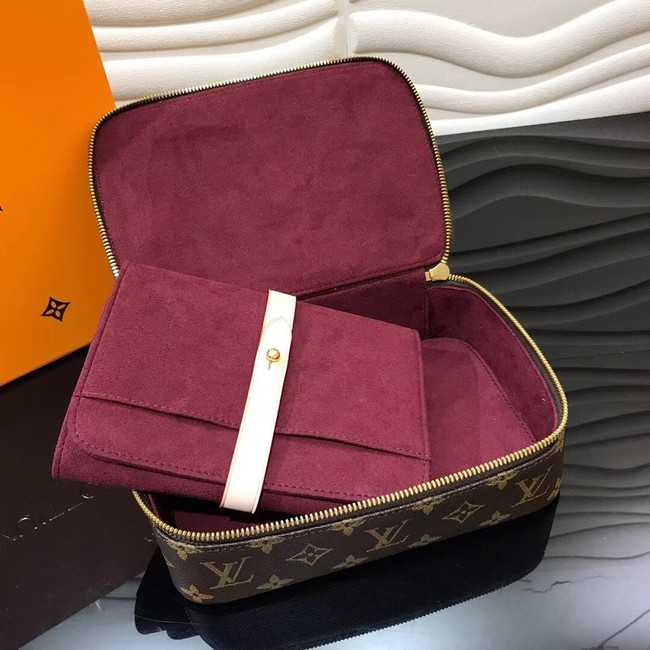 Louis Vuitton Outlet Original NICE JEWELRY CASE M43449 Bordeaux