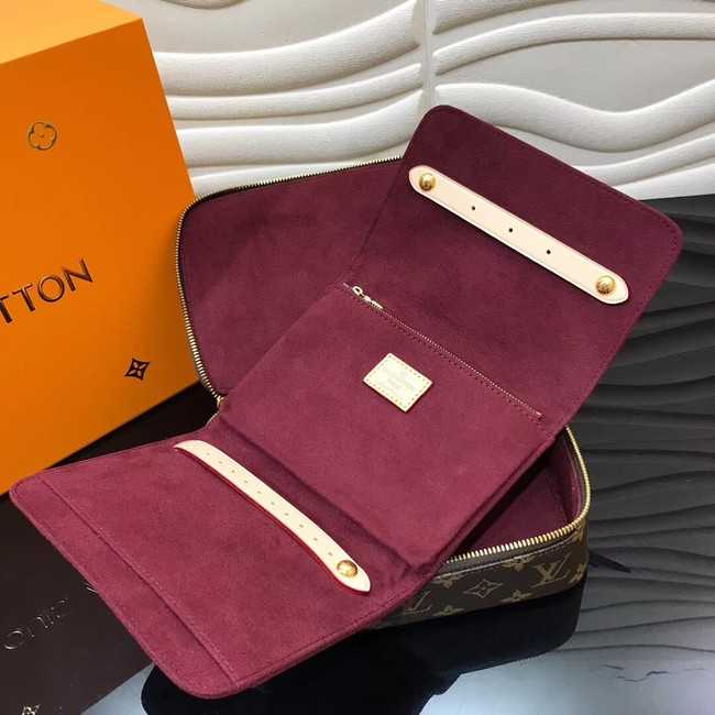 Louis Vuitton Outlet Original NICE JEWELRY CASE M43449 Bordeaux