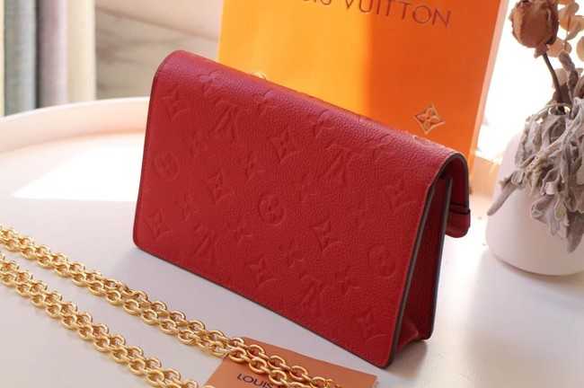 Louis Vuitton Outlet VAVIN CHAIN WALLET M67841 red