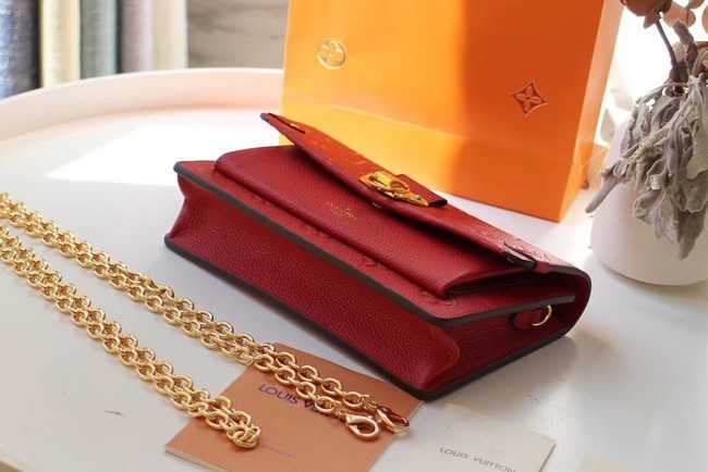 Louis Vuitton Outlet VAVIN CHAIN WALLET M67841 red