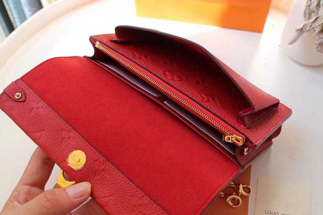 Louis Vuitton Outlet VAVIN CHAIN WALLET M67841 red