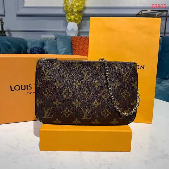 Louis Vuitton Outlet POCHETTE DOUBLE ZIP Chain bag M63905