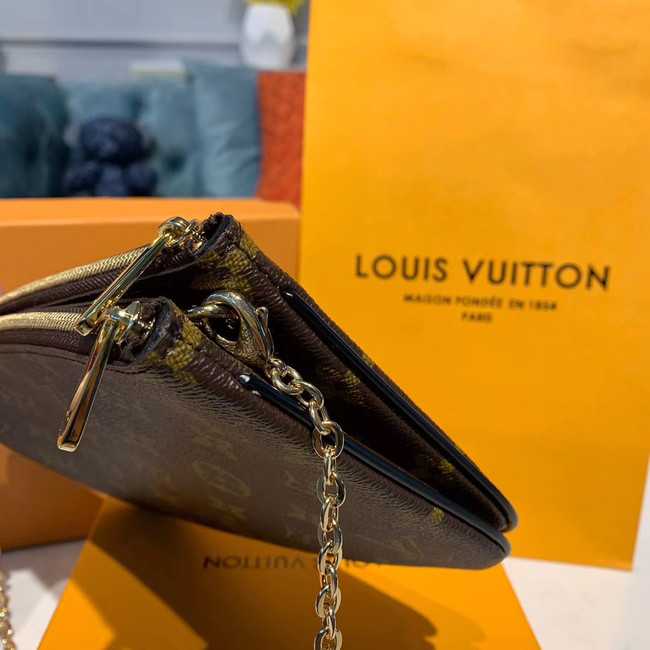 Louis Vuitton Outlet POCHETTE DOUBLE ZIP Chain bag M63905