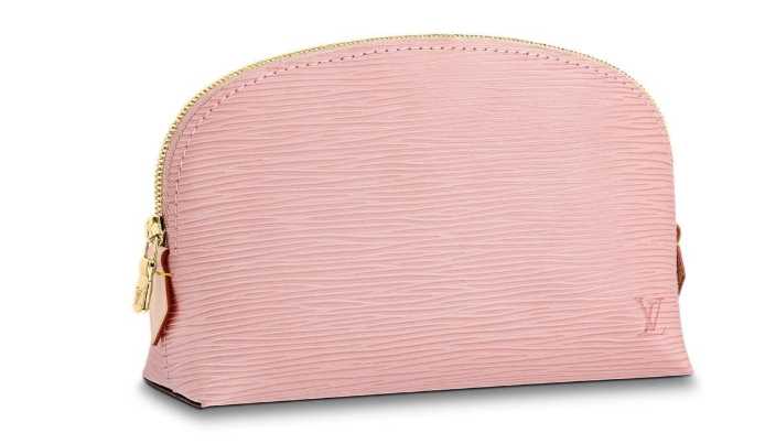 Louis Vuitton Outlet original Epi Leather COSMETIC POUCH PM M52030 pink Rose Ballerine