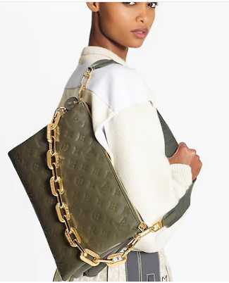 Louis Vuitton Outlet COUSSIN MM M57782 Khaki Green