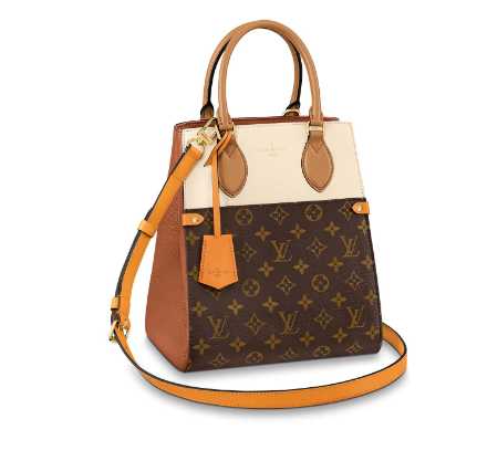 Louis Vuitton Outlet Original FOLD TOTE medium M45409 brown&Beige