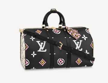 Louis Vuitton Outlet KEEPALL BANDOULIERE 45 M58656 black