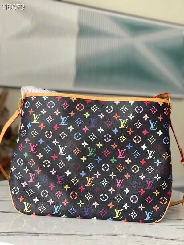 Louis Vuitton Outlet Monogram Canvas Original Leather M40353 black