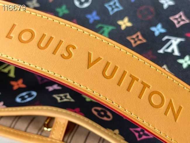 Louis Vuitton Outlet Monogram Canvas Original Leather M40353 black