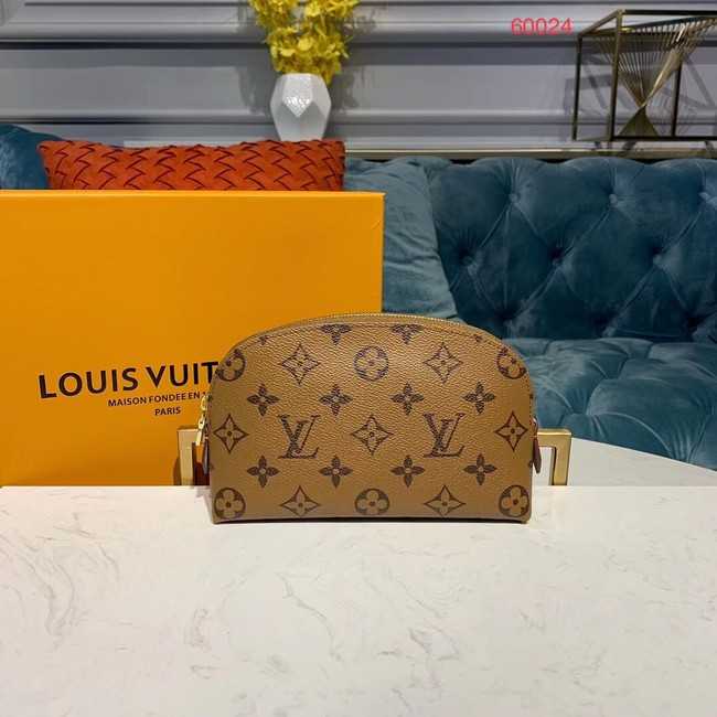 Louis Vuitton Outlet original Monogram COSMETIC POUCH PM M52030 yellow