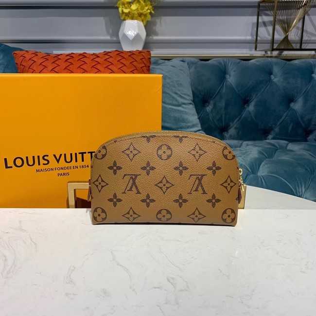 Louis Vuitton Outlet original Monogram COSMETIC POUCH PM M52030 yellow