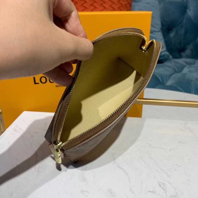 Louis Vuitton Outlet original Monogram COSMETIC POUCH PM M52030 yellow