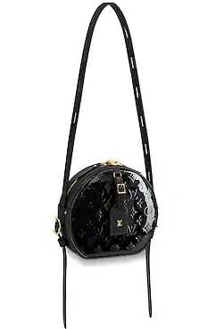 Louis Vuitton Outlet original Monogam vernis BOITE CHAPEAU SOUPLE M53999 black