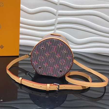 Louis Vuitton Outlet Cannes Blue Monogram Pop Print Original Leather M55457 Pink