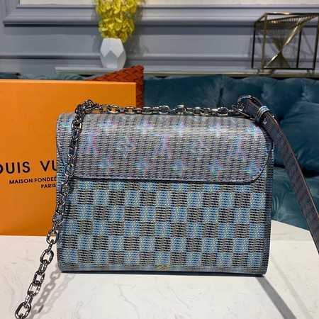 Louis Vuitton Outlet M55480 Twist MM Original Leather Monogram Pop Blue