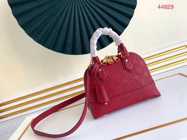 Louis Vuitton Outlet Original Monogram Empreinte NEO ALMA BB M44866 Cherry Berry