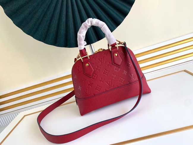 Louis Vuitton Outlet Original Monogram Empreinte NEO ALMA BB M44866 Cherry Berry