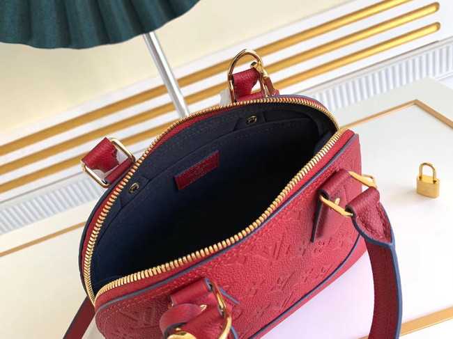 Louis Vuitton Outlet Original Monogram Empreinte NEO ALMA BB M44866 Cherry Berry