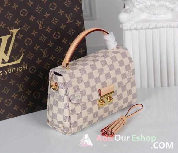 Louis Vuitton Outlet Damier Azur Canvas CROISETTE Bag N41581