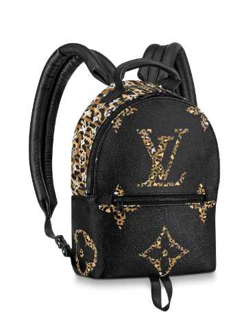 Louis Vuitton Outlet Original PALM SPRINGS Backpack M44718 black