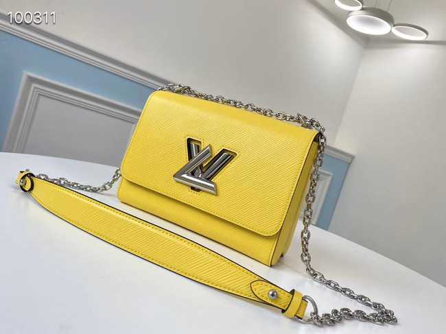 Louis Vuitton Outlet original epi leather TWIST MM M66119 yellow