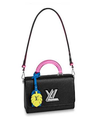 Louis Vuitton Outlet original TWIST Medium tote bag M56132 black