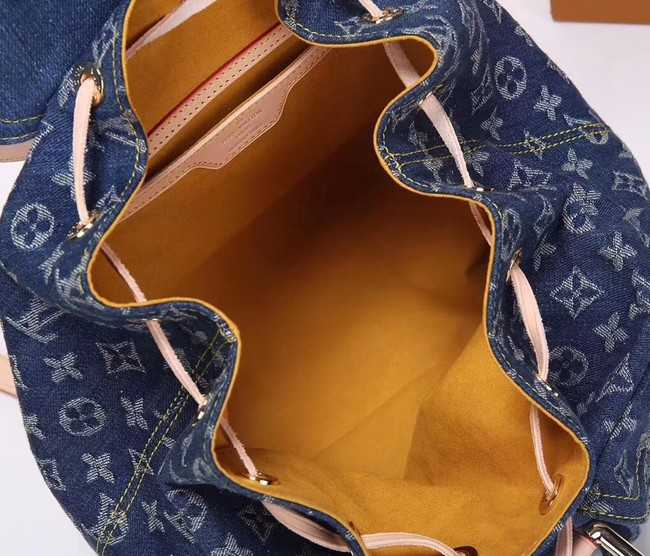 Louis Vuitton Outlet Denim Backpack M44460 blue