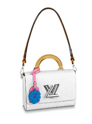 Louis Vuitton Outlet original TWIST Medium tote bag M56132 white