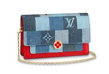 Louis Vuitton Outlet original FLORE Denim Chain bag M69036