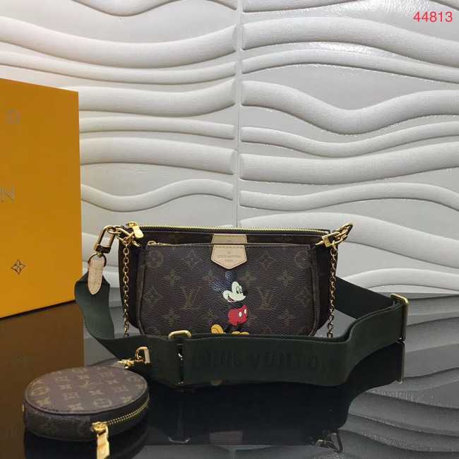 Louis Vuitton Outlet Original Monogram Canvas Disney x Mickey Mouse M44823 blackish green