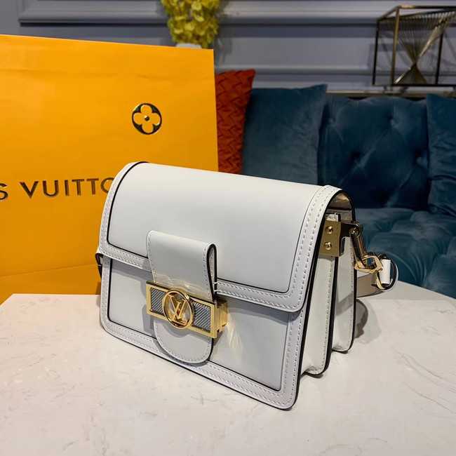 Louis Vuitton Outlet original DAUPHINE MM M55735 white