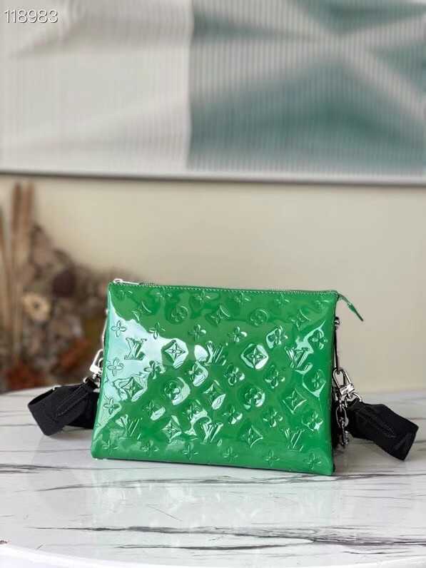 Louis Vuitton Outlet Monogram Vernis COUSSIN PM M57793 green