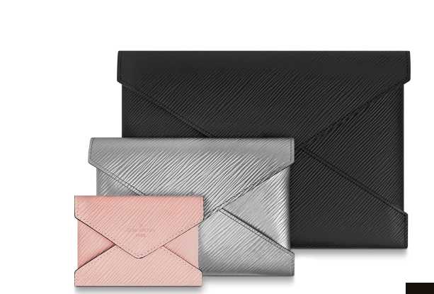 Louis Vuitton Outlet POCHETTE KIRIGAMI M64186 Black Silver Rose