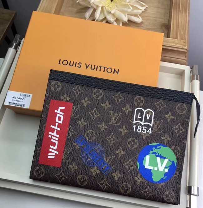 Louis Vuitton Outlet original POCHETTE VOYAGE M61692 black