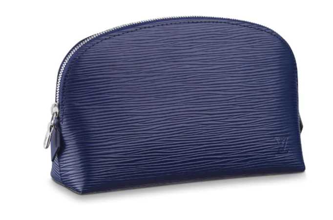 Louis Vuitton Outlet original Epi Leather COSMETIC POUCH PM M52030 Indigo