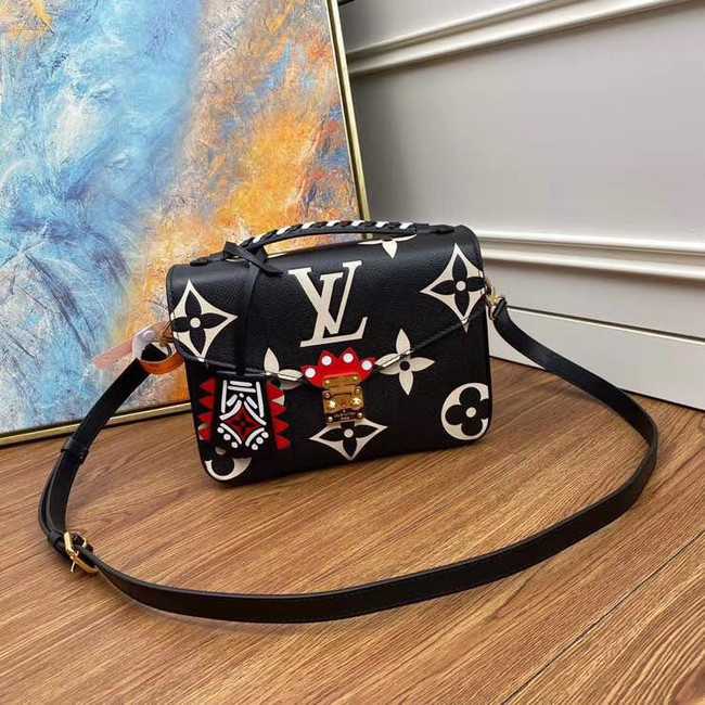 Louis Vuitton Outlet original LV CRAFTY POCHETTE METIS M45384 black