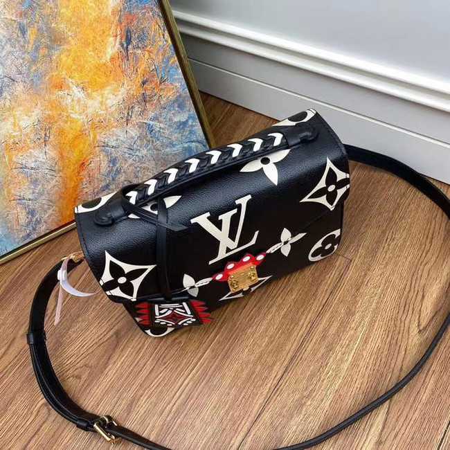 Louis Vuitton Outlet original LV CRAFTY POCHETTE METIS M45384 black