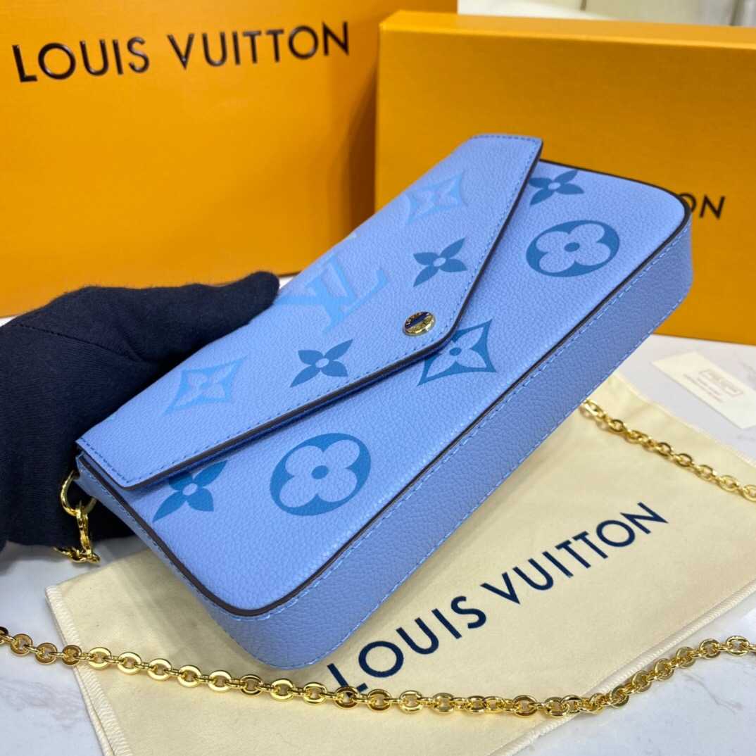 Louis Vuitton Outlet FELICIE POCHETTE M80498 Summer Blue