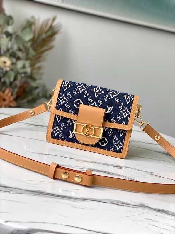 Louis Vuitton Outlet mini SINCE 1854 DAUPHINE M57394 blue